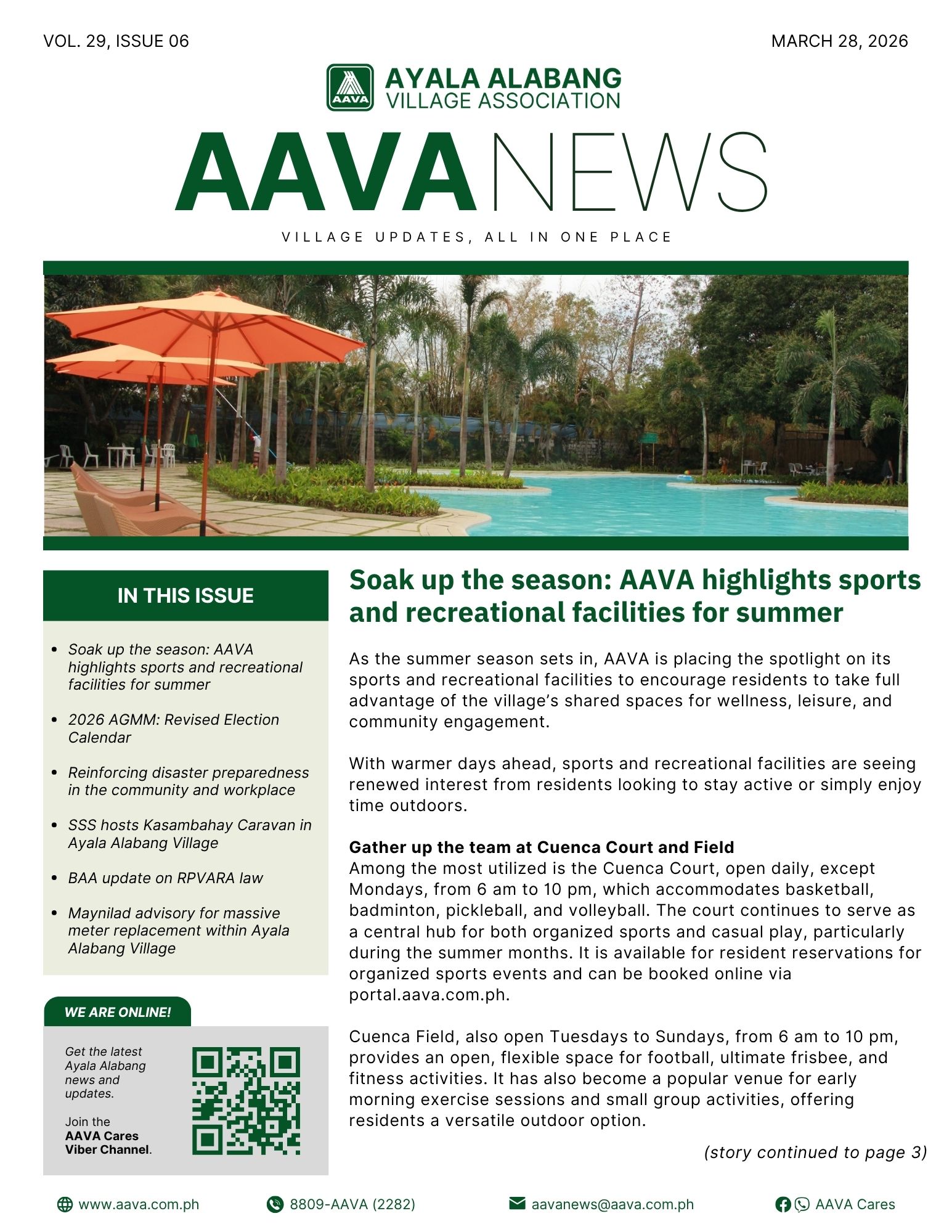 AAVA News Volume 29, Issue 06