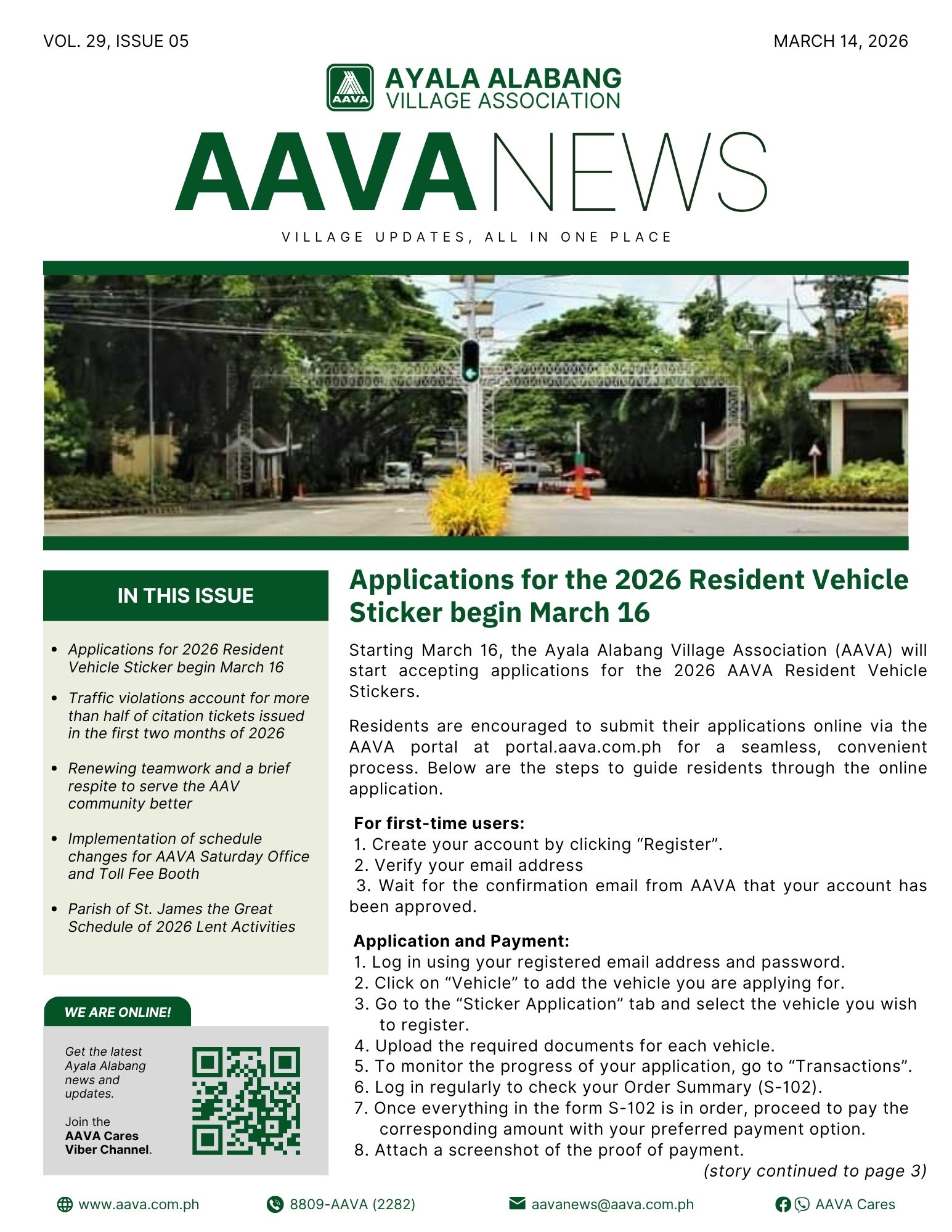 AAVA News Volume 29, Issue 05