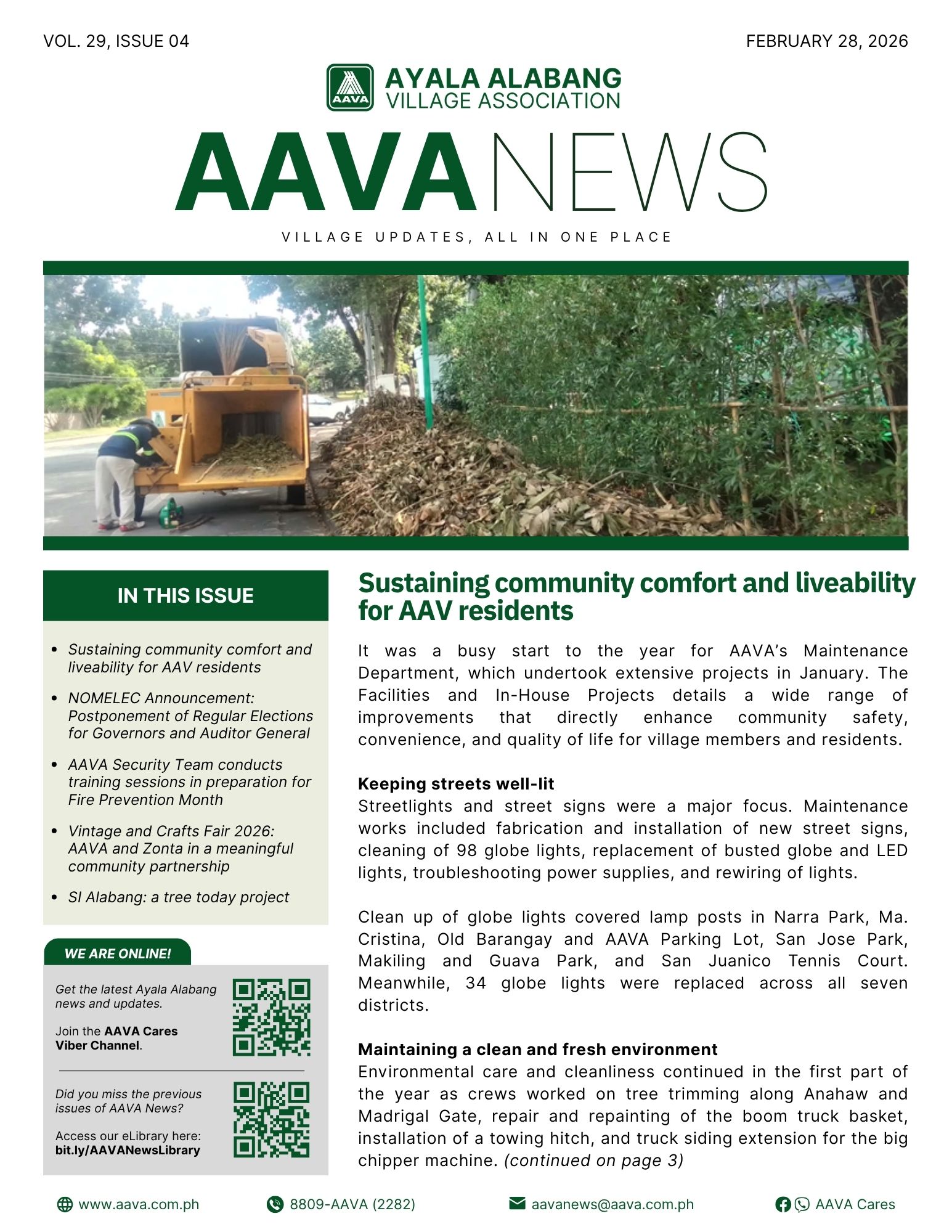 AAVA News Volume 29, Issue 04