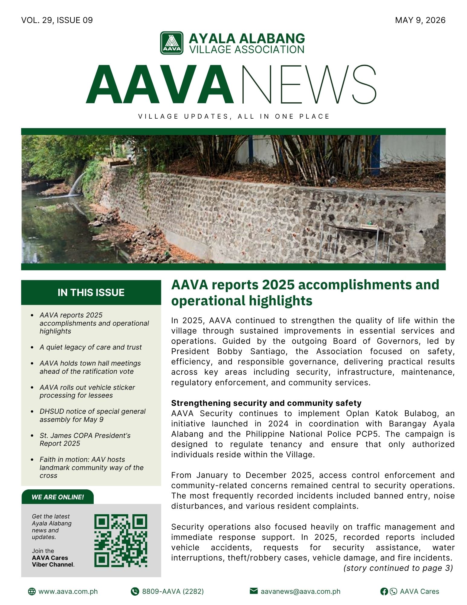 AAVA News Volume 29, Issue 09